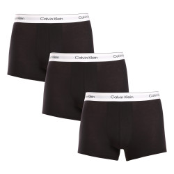 3PACK Herren Klassische Boxershorts Calvin Klein schwarz (NB3963A-UB1)