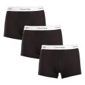 3PACK Herren Klassische Boxershorts Calvin Klein schwarz (NB3963A-UB1)