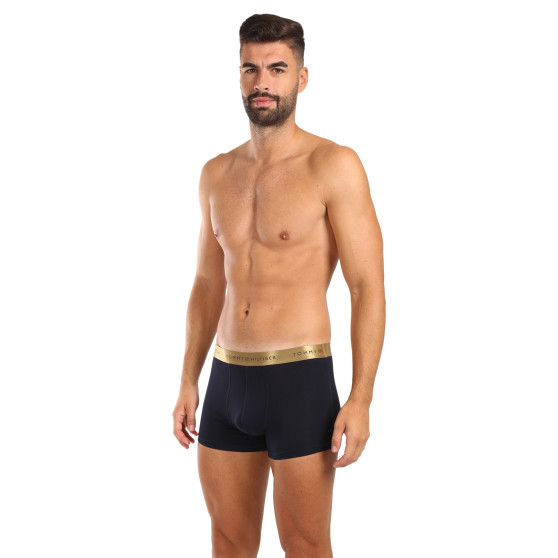 3PACK Herren Klassische Boxershorts Tommy Hilfiger dunkelblau (UM0UM02765 0UB)