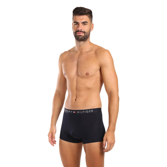 3PACK Herren Klassische Boxershorts Tommy Hilfiger dunkelblau (UM0UM02765 0UB)