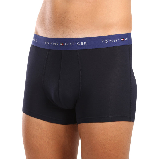 3PACK Herren Klassische Boxershorts Tommy Hilfiger dunkelblau (UM0UM02765 0UB)