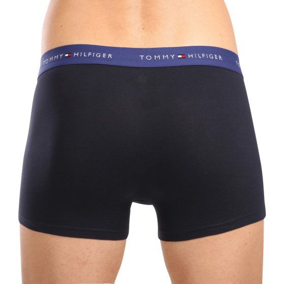 3PACK Herren Klassische Boxershorts Tommy Hilfiger dunkelblau (UM0UM02763 0WN)