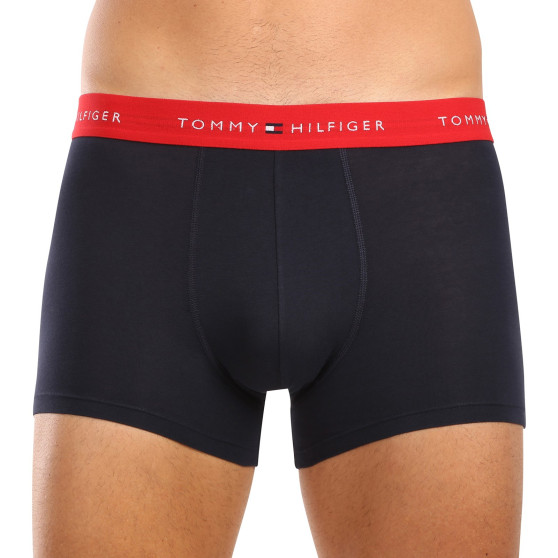 3PACK Herren Klassische Boxershorts Tommy Hilfiger dunkelblau (UM0UM02763 0WN)