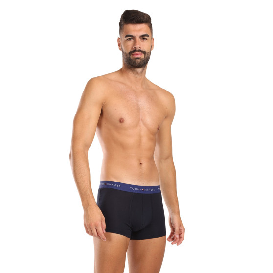 3PACK Herren Klassische Boxershorts Tommy Hilfiger dunkelblau (UM0UM02763 0WN)