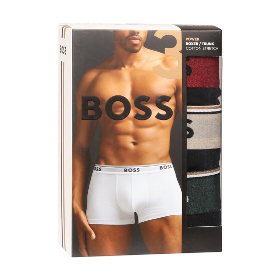 3PACK Herren Klassische Boxershorts BOSS schwarz (50517827 968)