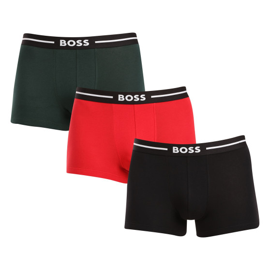 3PACK Herren Klassische Boxershorts BOSS mehrfarbig (50517833 980)