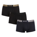 3PACK Herren Klassische Boxershorts BOSS schwarz (50524525 984)