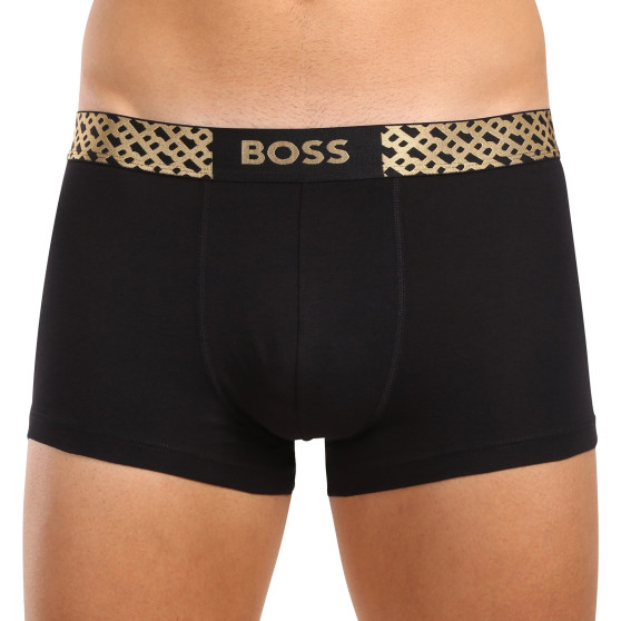 3PACK Herren Klassische Boxershorts BOSS schwarz (50524525 984)