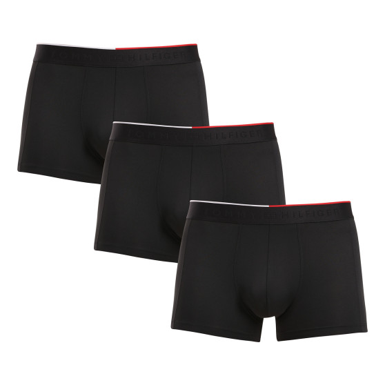 3PACK Herren Klassische Boxershorts Tommy Hilfiger schwarz (UM0UM03388 0SI)